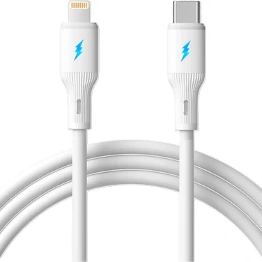 Ladekabel Silikon Usb C Til Iphone Plugg 1m