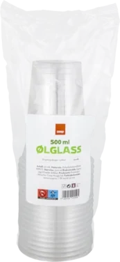 Ølglass 500ml 20stk Coop
