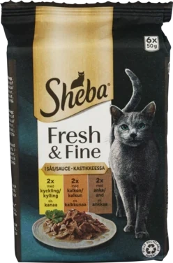 Kattmat Fresh & fine i sås 6-pack