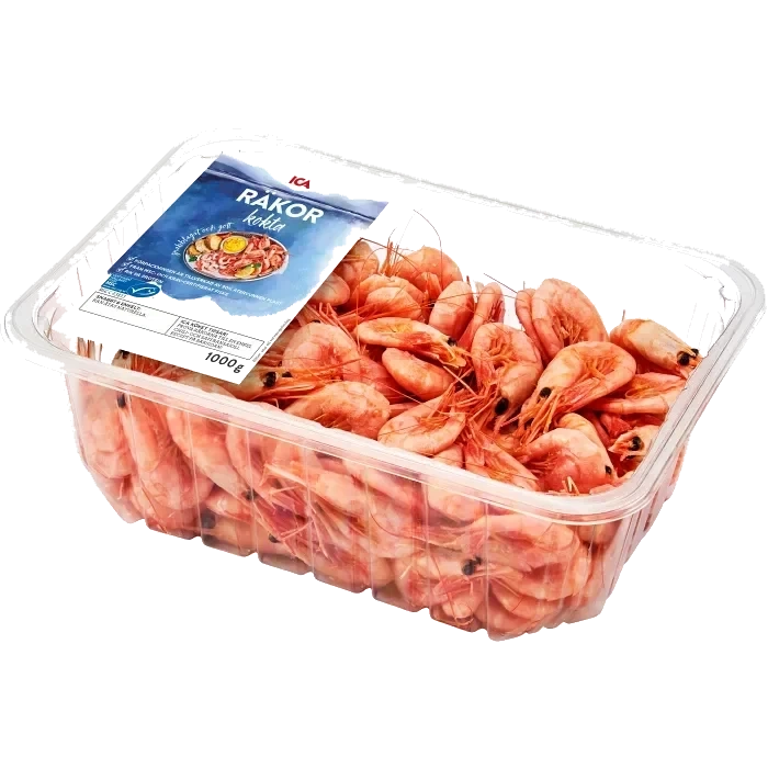 Räkor kokta färska 1kg ICA