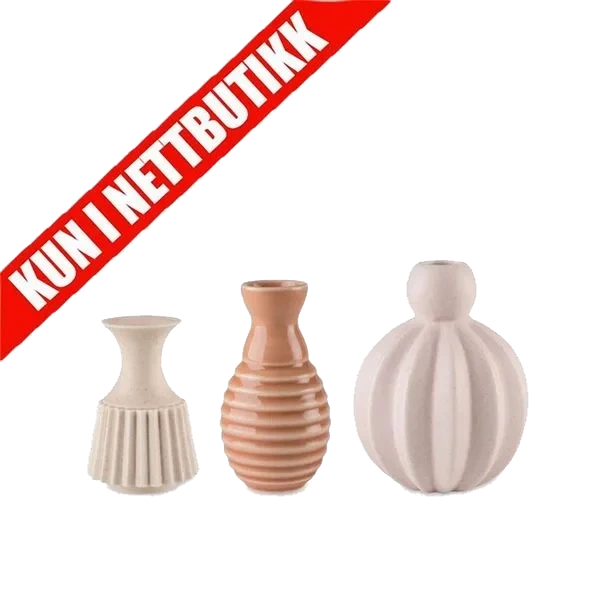 Samsurium - Minibell 3pk Vaser - Coral