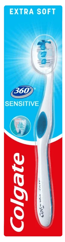 Colgate Tannbørste 360 Sensitive Extra Soft