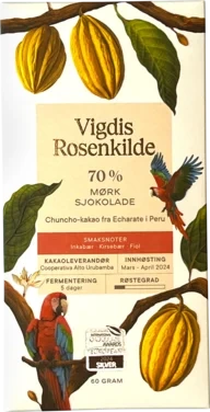 70% Echarate Mørk Sjokolade Vigdis Rosenkilde