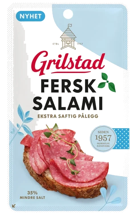 Salami Fersk 80g Grilstad