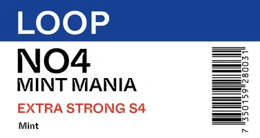 Loop No4 Mint Mania Extra Strong S4 24 Portions