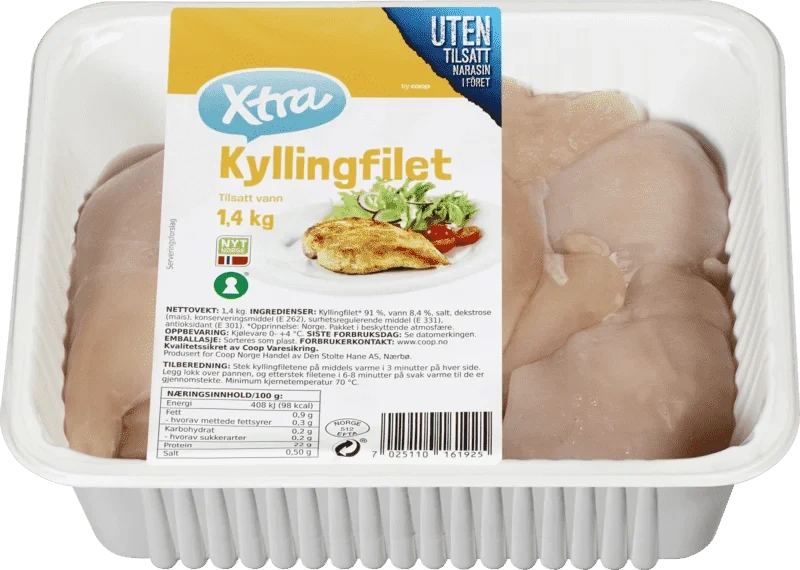X-tra Kyllingfilet 1,4kg