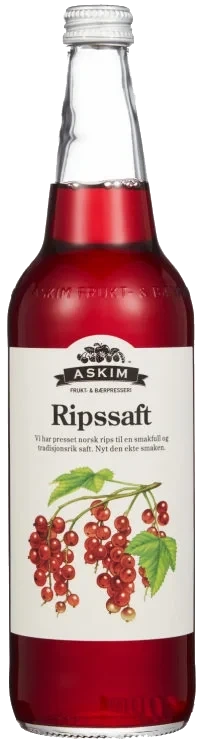 Ripssaft 0,7l Fl Askim Frukt – og Bærpresseri
