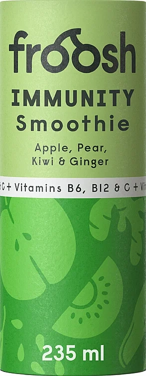Froosh Immunity Eple Pære Kiwi Ingefær Smoothie 235ml