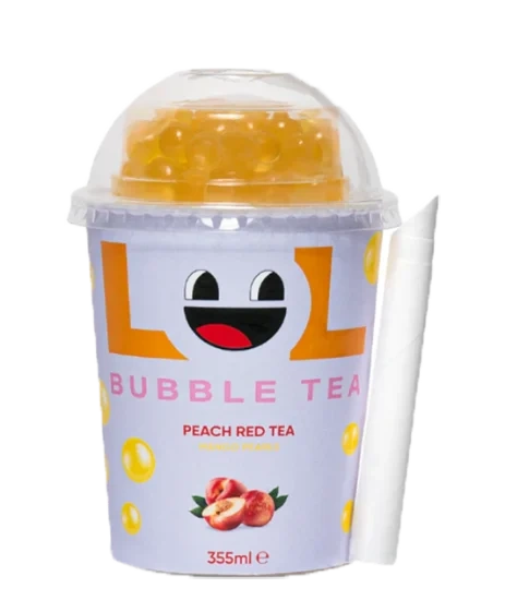 Bubble Tea Peach Red 355ml