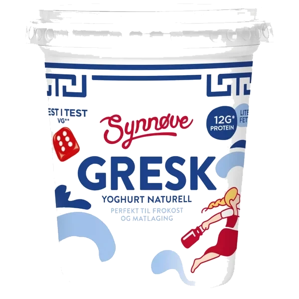 Yoghurt Gresk Naturell 350g Synnøve
