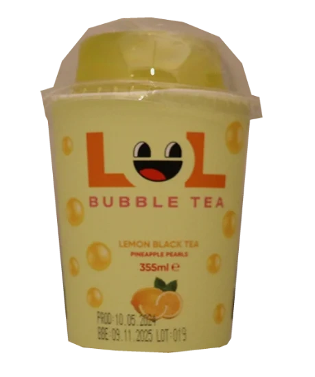 Bubble Tea Lemon Pineapple Pearls 355ml