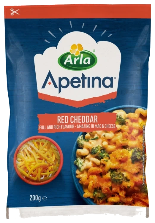 Apetina Rød Cheddar 200g