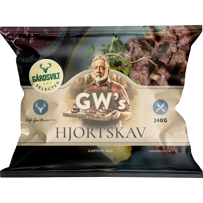 Hjortskav 240g Gårdsvilt