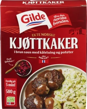 Kjøttkaker Brunsaus m/Kålstuing 580g Enh