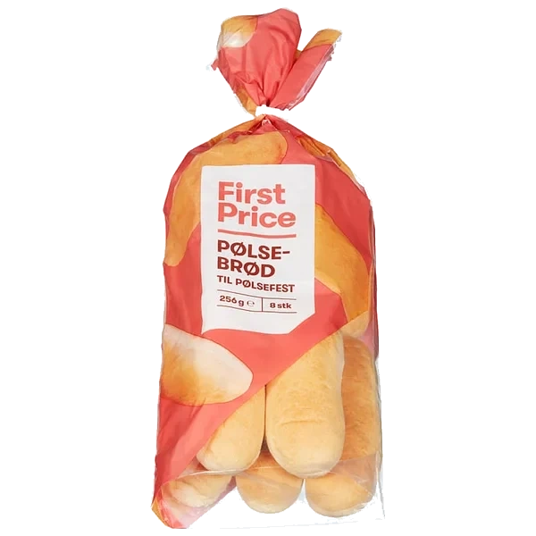 Pølsebrød 8stk First Price