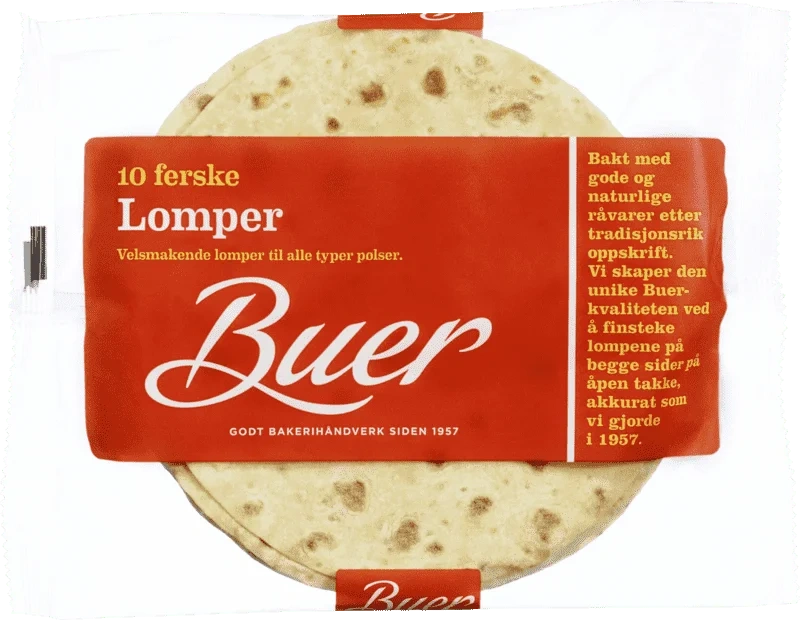 Lomper Ferske 10stk Buer