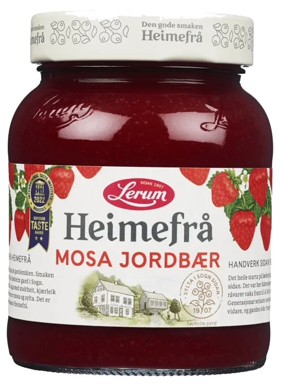 Jordbærsyltetøy Mosa Heimefrå 380g