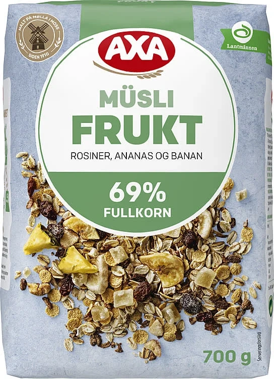 Frukt Müsli 700g Axa