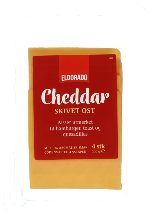Cheddar skivet 100g Eldorado