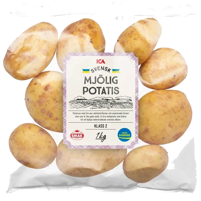 Potatis mjölig klass 2 1kg ICA