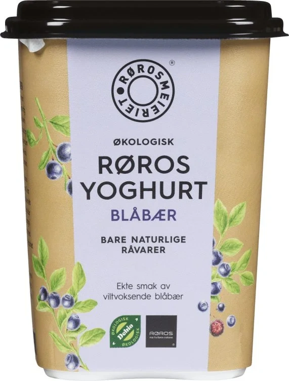 Øko Røros Yoghurt Blåbær