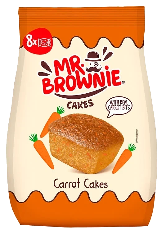 Carrot Cakes 200g Mr Brownie