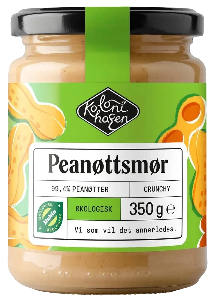 Økologisk peanøttsmør