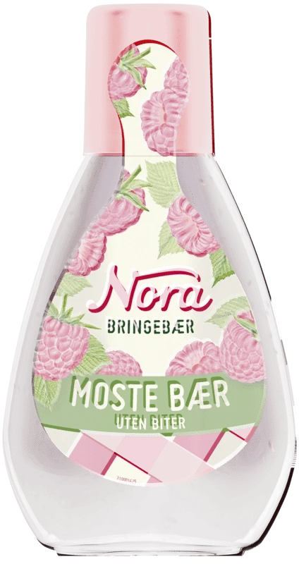 Bringebærsyltetøy Squeezy 425g