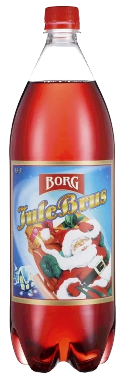 Borg Julebrus Rød 1,5l flaske