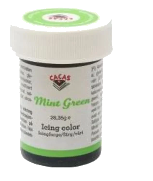 Icingfarge Mintgrønn 28g Cacas