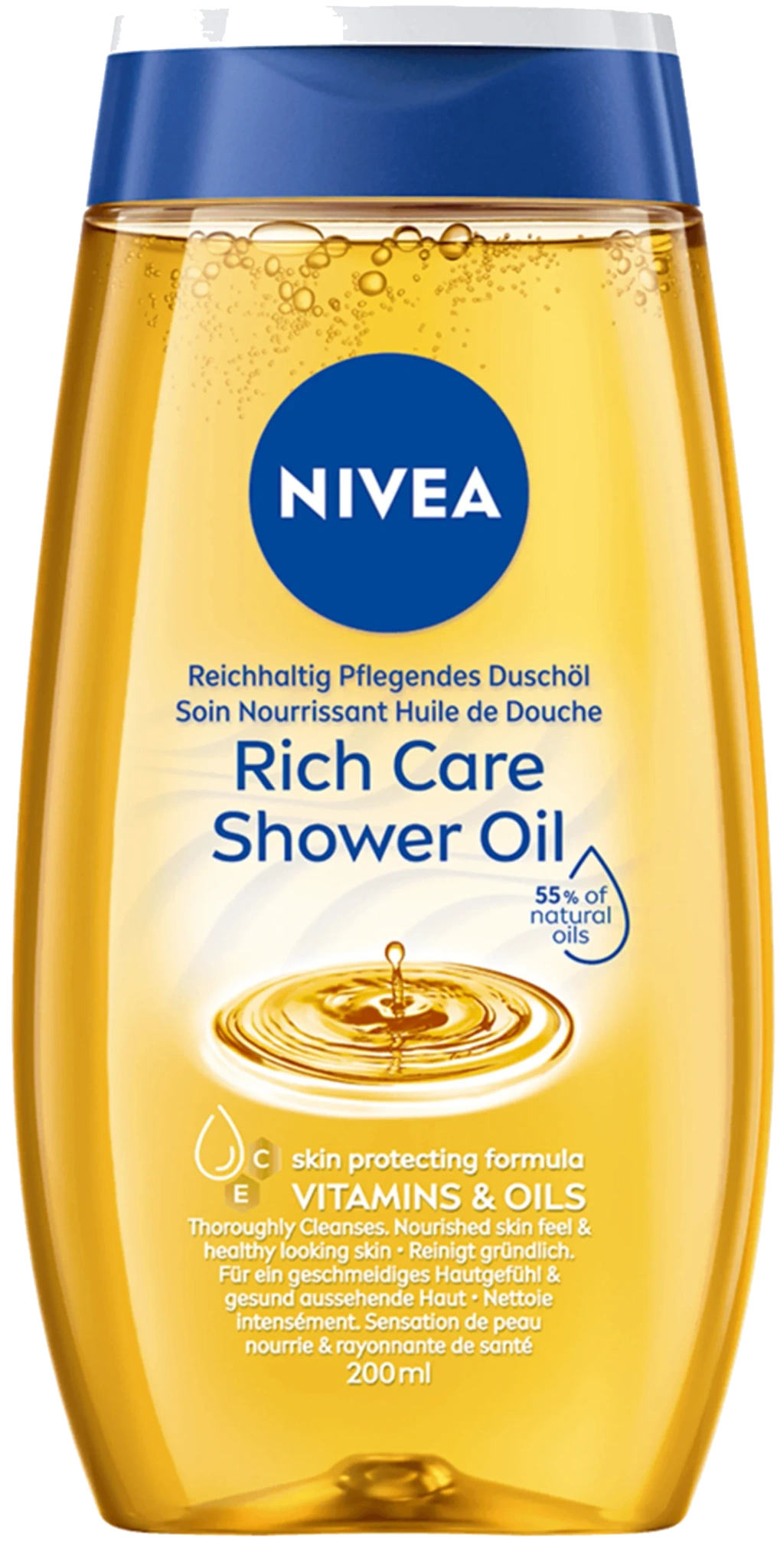 NIVEA Rich Caring Shower Oil 200 ml