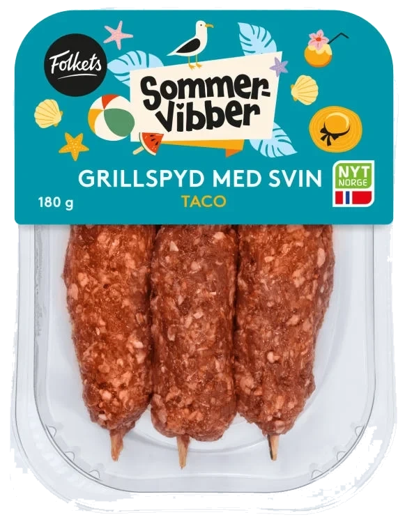 Grillspyd Taco 180g Folkets