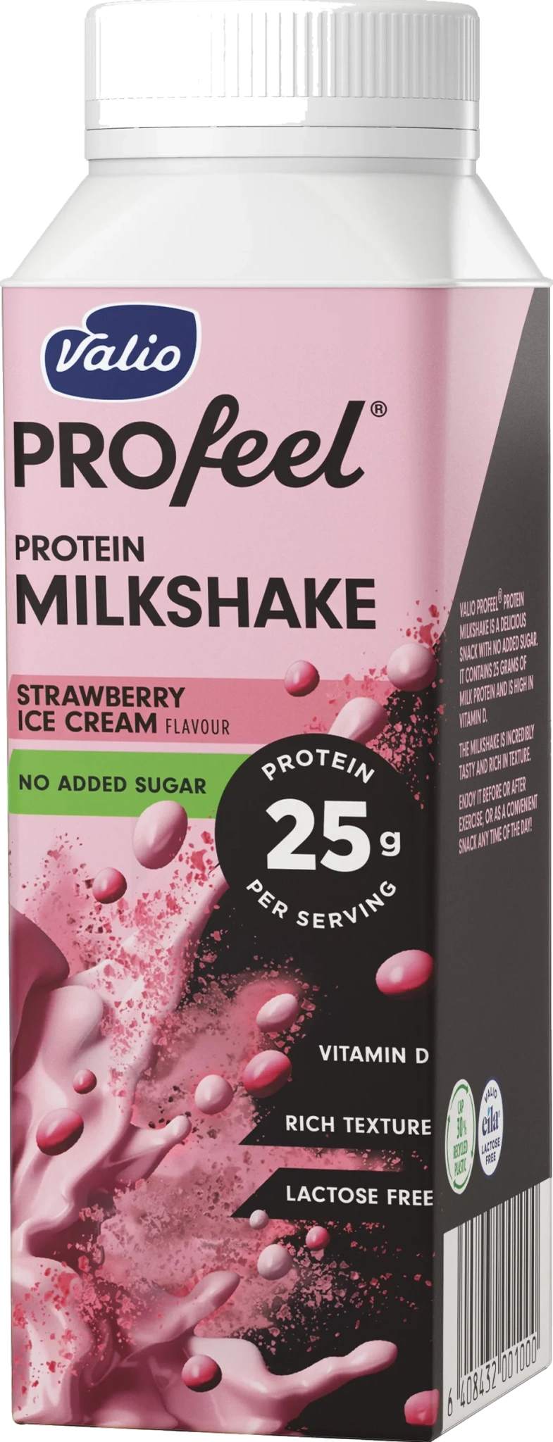 Proteinmilkshake Strawberry Ice cream