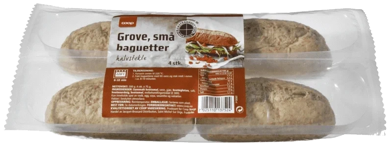 Coop Grove Små Baguetter 4pk