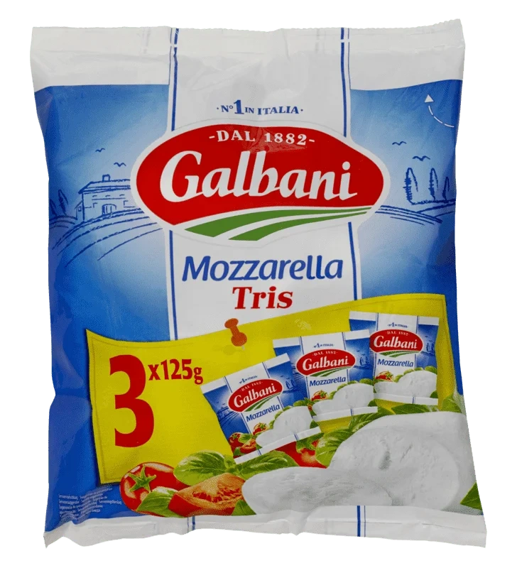 Mozzarella Tris 375g Galbani