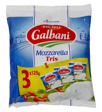 Mozzarella Tris 375g Galbani