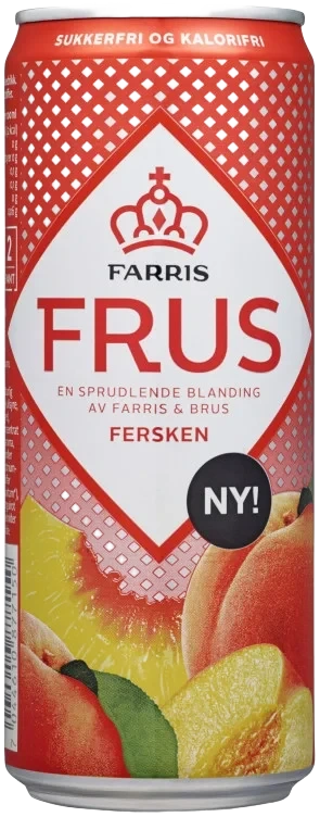 Farris Frus Fersken 0,33l boks