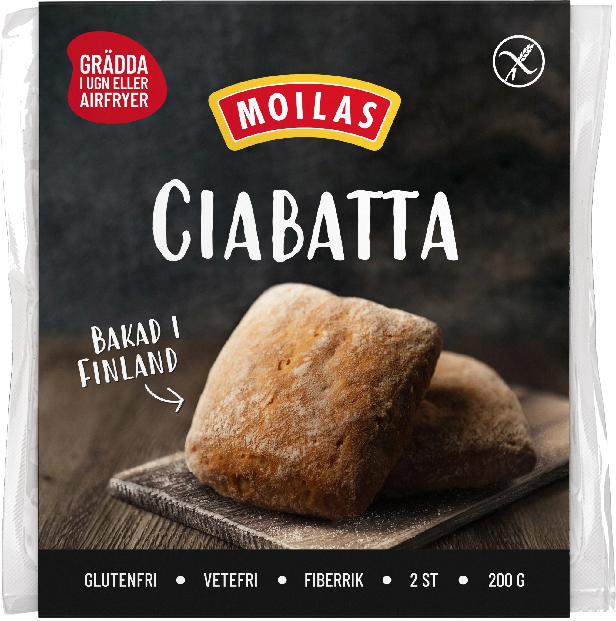 Glutenfri Ciabatta 2-pack