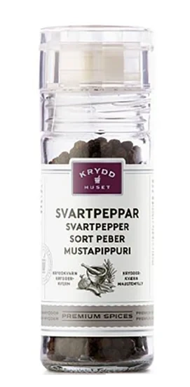 Krydderkvern Sort Pepper 45g