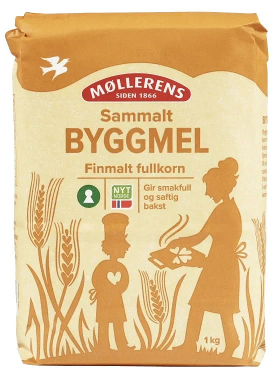 Byggmel Siktet 1kg Møllerens