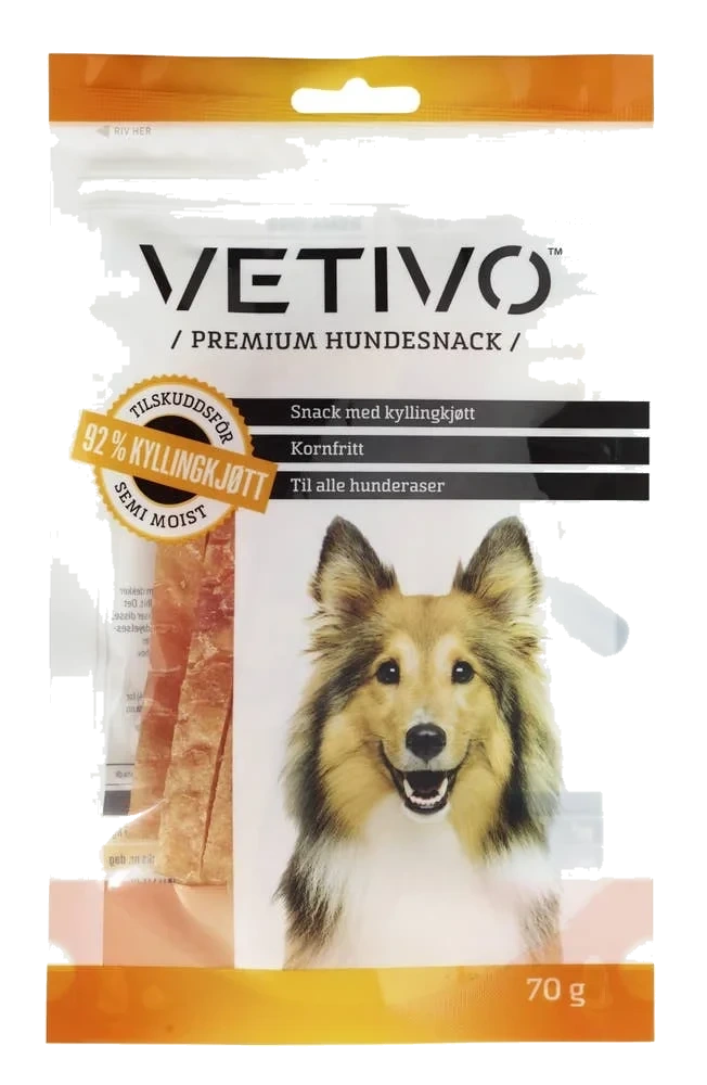 Kyllingsnacks til hund