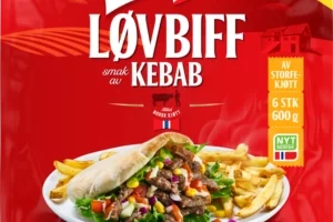 Løvbiff Kebab 600g Fr Enh
