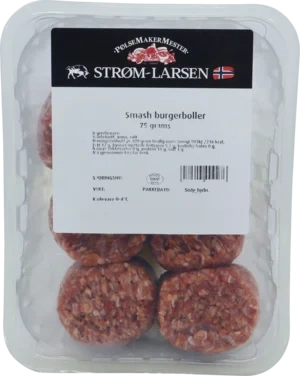 Smash Burgerboller 450g