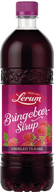 Bringebærsirup 0.75l Lerum