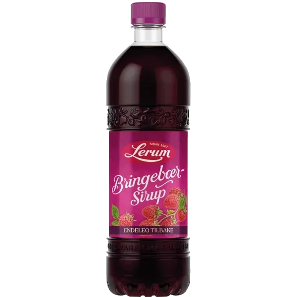 Bringebærsirup 0.75l Lerum