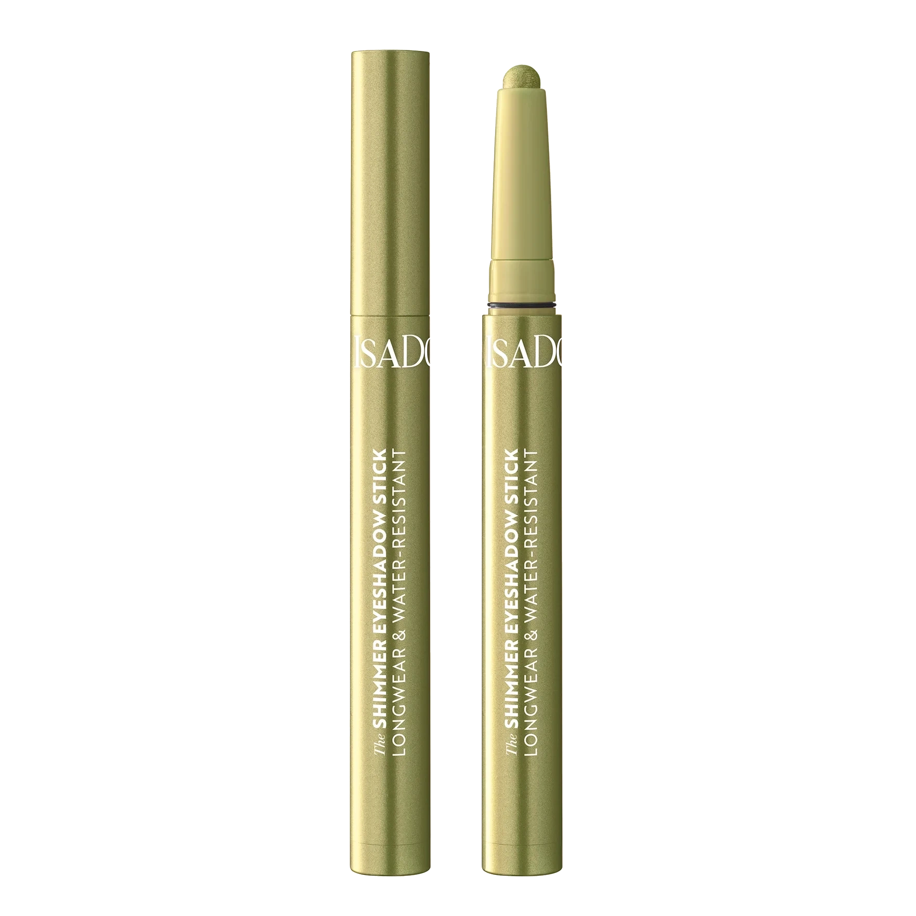 IsaDora The Shimmer Eyeshadow Stick Longwear & Water-Resistant 45 Green Shimmer