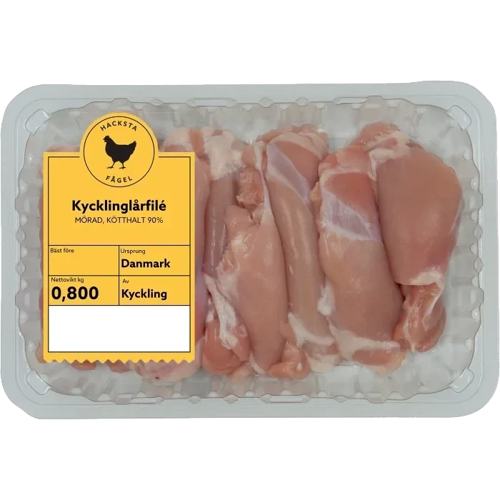 Kycklinglårfilé 800g Hacksta Fågel
