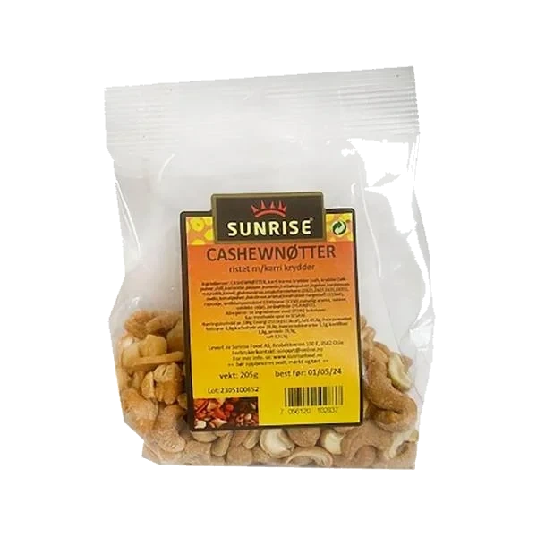 Cashewnøtter m/Karri Krydder