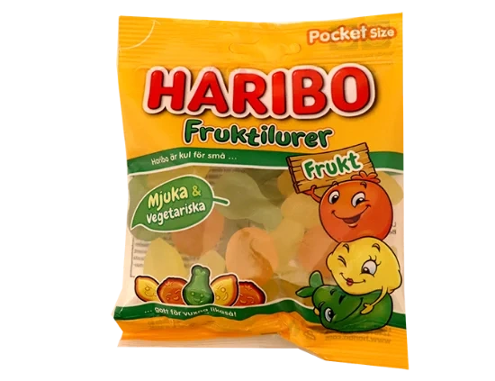 Haribo Fruktilurer Frukt 80g