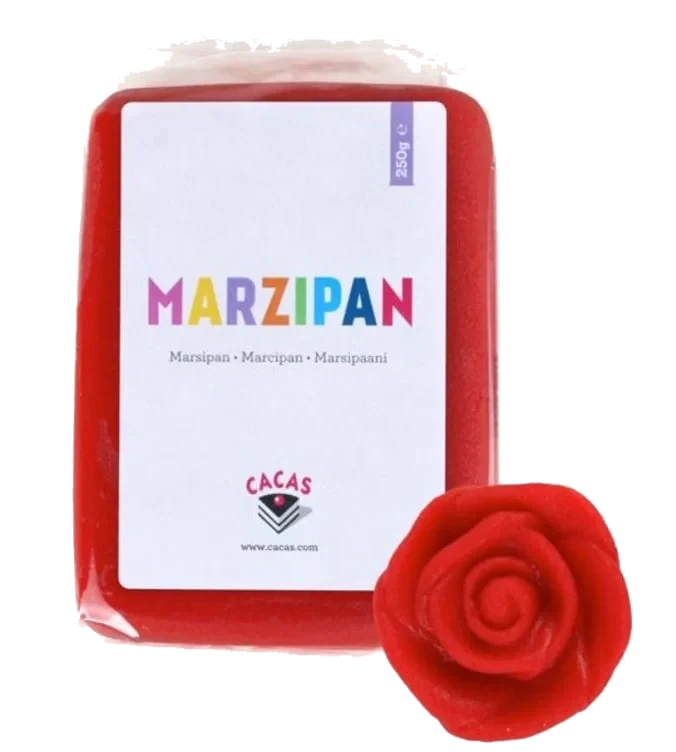 Marsipan Rød 250g Cacas